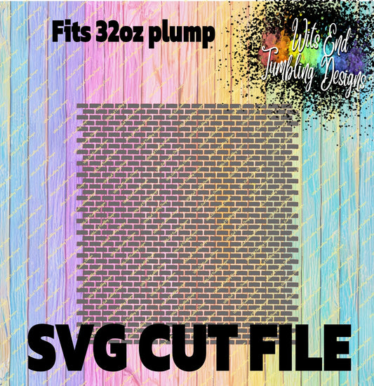 Mini Bricks SVG CUT file for 24 and 32 plumps **DIGITAL DOWNLOAD ONLY**
