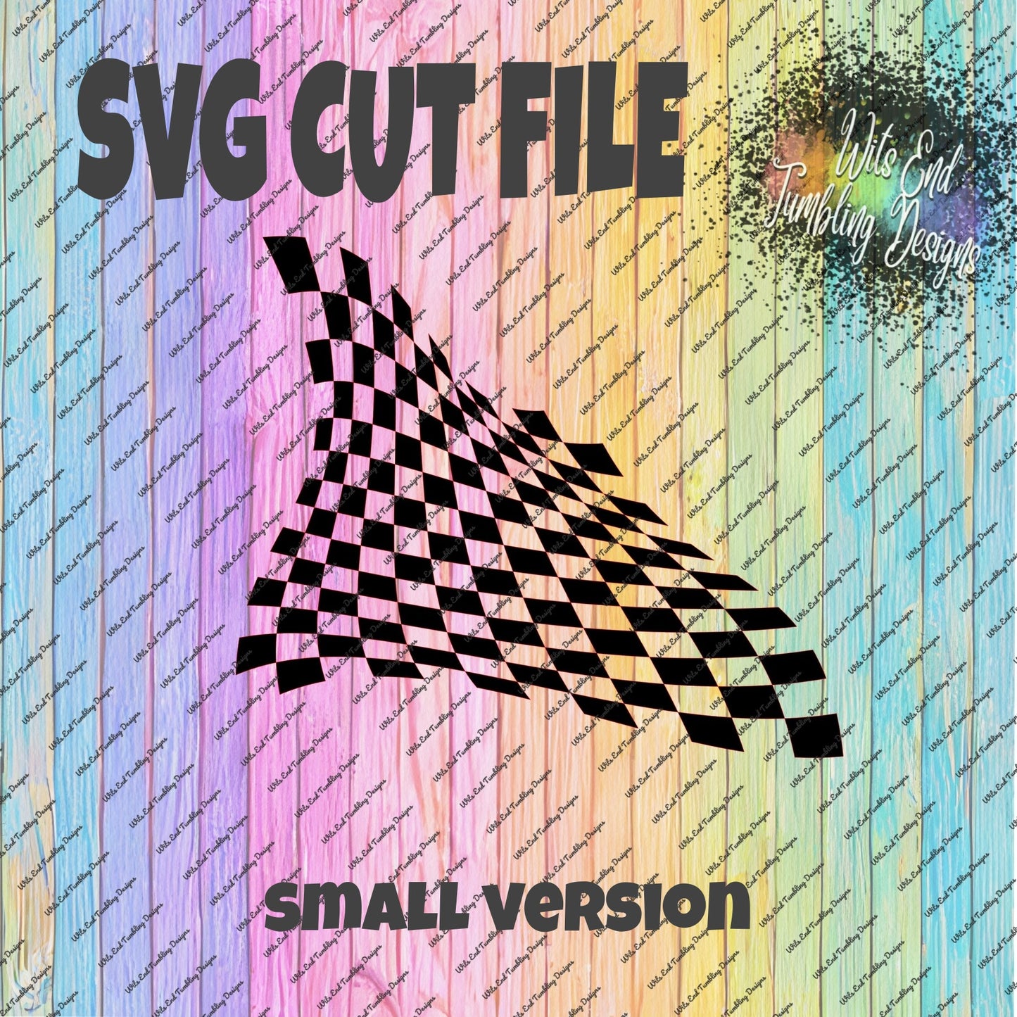 Twisted Checkers SVG CUT FILE **DIGITAL DOWNLOAD ONLY**