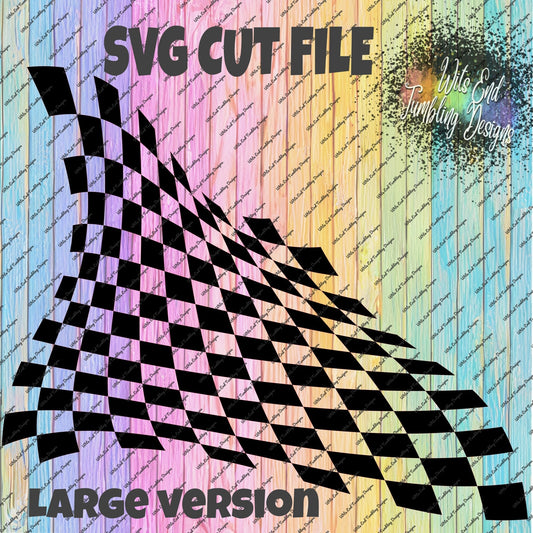 Twisted Checkers SVG CUT FILE **DIGITAL DOWNLOAD ONLY**